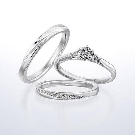 結婚指輪「Bouquet」｜銀座ダイヤモンドシライシ
