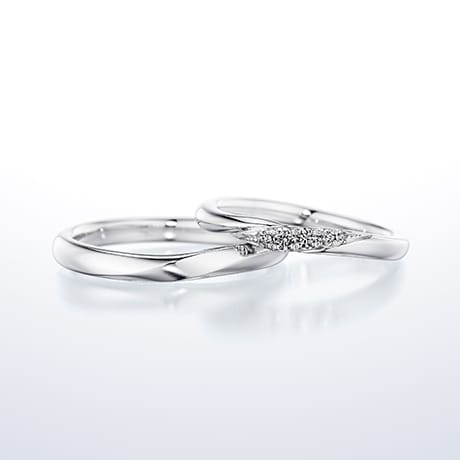 ダイヤモンドシライシリング結婚指輪