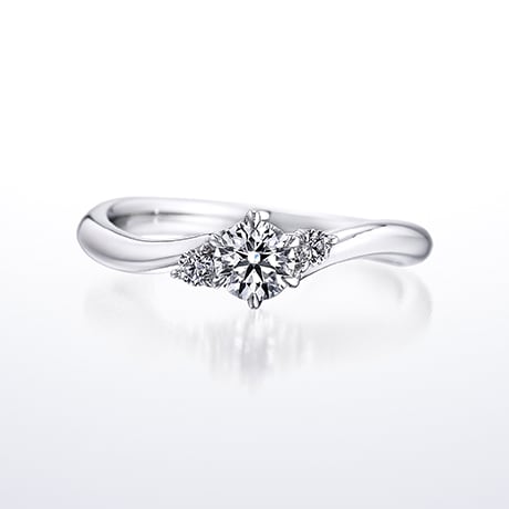 婚約指輪「Shining Flow」｜銀座ダイヤモンドシライシ