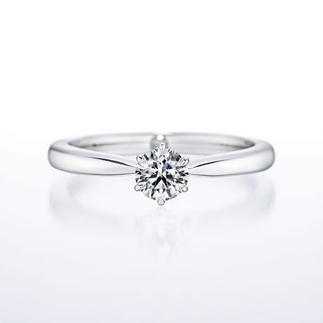ダイヤモンドシライシ　0.31カラット　婚約指輪　エンゲージリング付属品鑑定書内箱外箱
