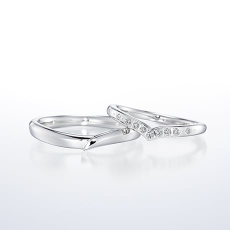 結婚指輪「Tricklearth（トリクルアース）」｜銀座ダイヤモンドシライシ