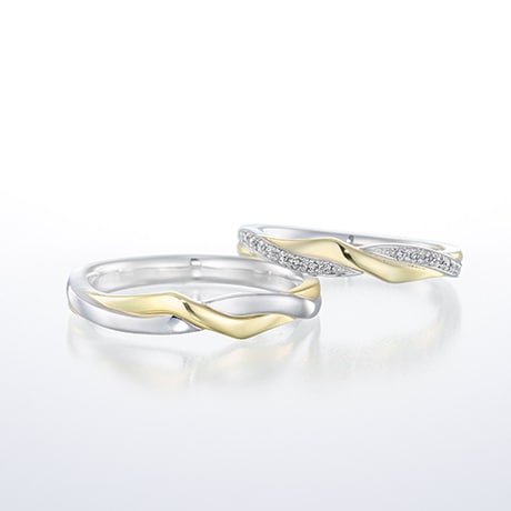 結婚指輪「Fortune Link（フォーチュン リンク）」｜銀座ダイヤモンド 